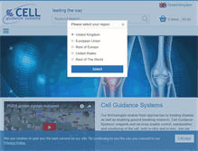 Tablet Screenshot of cellgs.com